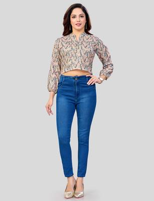  cotton blend printed short top 5
