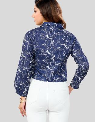  cotton blend printed short top 2