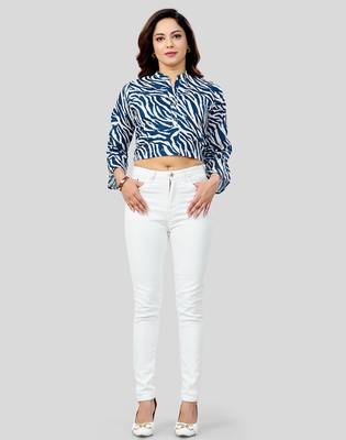  cotton blend printed short top 5