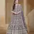 LAVENDER HEAVY NET GOWN 