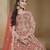 ORANGE COLOR CORDING WORK HEAVY NET SEMI STICHED DESIGNER GOWN 