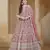 PINK HEAVY NET GOWN 