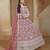 PINK COLOR CORDING WORK HEAVY NET SEMI STICHED DESIGNER GOWN 