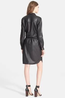 women's genuine lambskin mini leather dress form fitting bodycon style exclusive 2