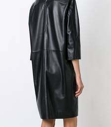 women's genuine lambskin mini leather dress form fitting bodycon style authentic