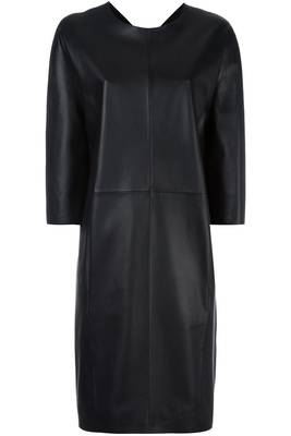 women's genuine lambskin mini leather dress form fitting bodycon style authentic 1