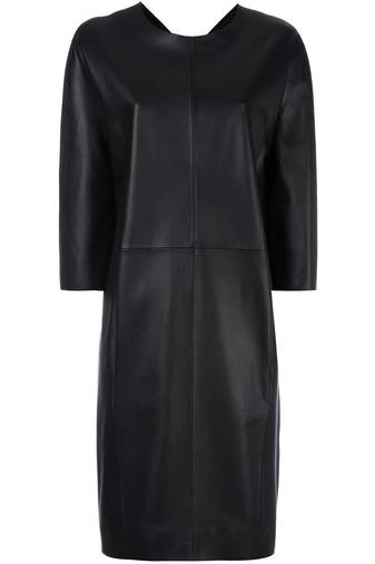 women's genuine lambskin mini leather dress form fitting bodycon style authentic