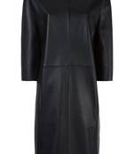 women's genuine lambskin mini leather dress form fitting bodycon style authentic