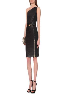 women's genuine lambskin mini leather dress form fitting bodycon style genuine 2