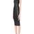 women’s lambskin genuine leather bodycon dress sleeveless wear mini dress