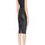 women’s lambskin genuine leather bodycon dress sleeveless wear mini dress