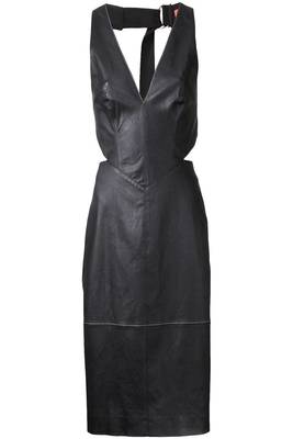 women's lambskin mini leather dress sleeveless fit exclusive 1