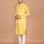 Men's woven design floral jacquard kurta jacket set