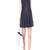 women’s lambskin genuine leather bodycon dress fit & flare sleeveless dress
