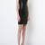 women’s lambskin genuine leather bodycon dress mini leather dress