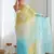 Yellow Color embroidery sequence work chiffon Saree