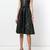 women's lambskin mini leather dress sleeveless cut refined