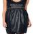 women's genuine lambskin mini leather dress form fitting bodycon style versatile
