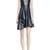 women’s lambskin genuine leather bodycon dress fit & flare short sleeve dress