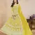 YELLOW  HEAVY NET GOWN 