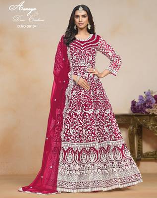 RANI HEAVY NET GOWN  1
