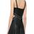 women's lambskin leather dress bold studded detailing premium