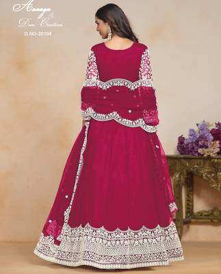 RANI HEAVY NET GOWN  3