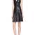 women's genuine lambskin mini leather dress form fitting bodycon style signature