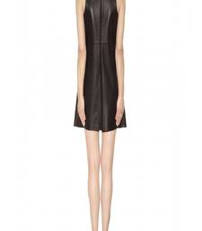 women's genuine lambskin mini leather dress form fitting bodycon style special