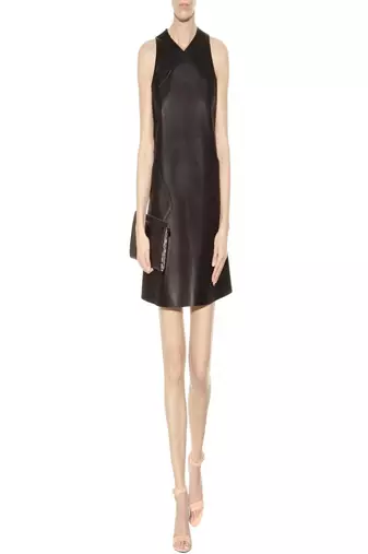 women's genuine lambskin mini leather dress form fitting bodycon style special