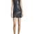 women's genuine lambskin mini leather dress form fitting bodycon style fine
