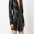 women's lambskin leather dress long sleeve design superior