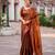  copper handloom cotton tissue saree
