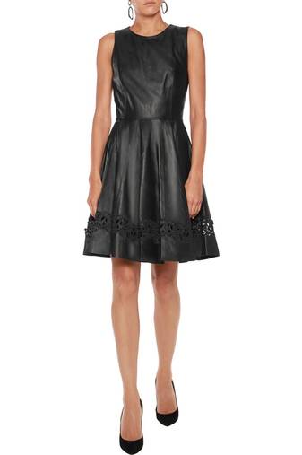 women's genuine lambskin mini leather dress form fitting bodycon style premium premium