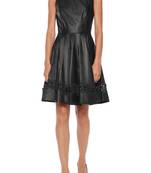 women's genuine lambskin mini leather dress form fitting bodycon style premium premium