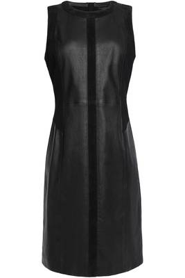 women's genuine lambskin mini leather dress form fitting bodycon style premium exclusive 1