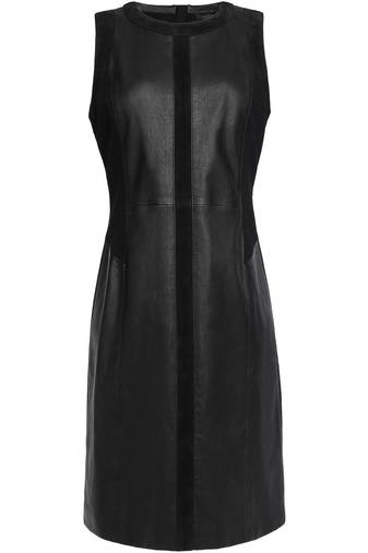 women's genuine lambskin mini leather dress form fitting bodycon style premium exclusive