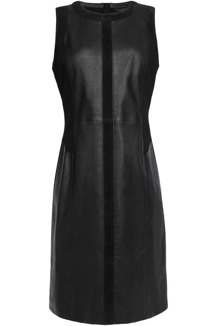 women's genuine lambskin mini leather dress form fitting bodycon style premium exclusive