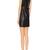 women's genuine lambskin leather dress form fitting bodycon style superior