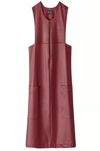 women's lambskin mini leather dress sleeveless fit classic