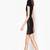 women’s lambskin genuine leather bodycon dress stylish mini short sleeve dress 