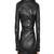 women's lambskin leather dress long sleeve design elegant