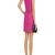 women's hot pink lambskin mini leather dress form fitting bodycon style