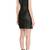 women's lambskin mini leather dress sleeveless fit versatile