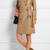 women's genuine lambskin leather trench coat classic zip up style