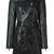 women's genuine lambskin leather trench coat classic zip up style modern