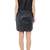 women's genuine lambskin leather dress form fitting bodycon style refined