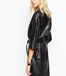 women's genuine lambskin mini leather dress form fitting bodycon style premium stylish