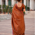  copper handloom cotton tissue saree