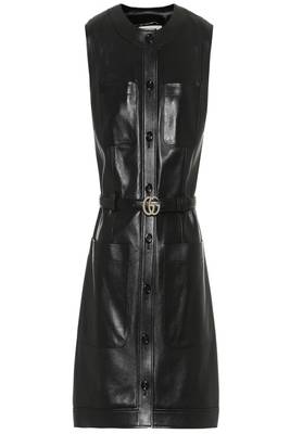 women's genuine lambskin leather dress form fitting bodycon style classic 1
